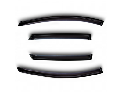 Дефлекторы окон 4 door HONDA CRV 2007-2012 (хром) от SIM Дефлекторы окон 4 door HONDA CRV 2007-2012 (хром)