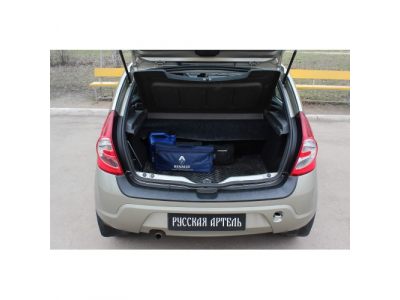 Защита заднего бампера для Renault Sandero 2009—2013 от РУССКАЯ АРТЕЛЬ Защита заднего бампера для Renault Sandero 2009—2013