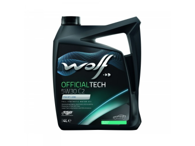 Моторное масло WOLF OFFICIALTECH 5W30 C2 4L от WOLF Моторное масло WOLF OFFICIALTECH 5W30 C2 4L