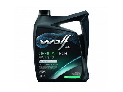 Моторное масло WOLF OFFICIALTECH 5W30 C2 5L от WOLF Моторное масло WOLF OFFICIALTECH 5W30 C2 5L