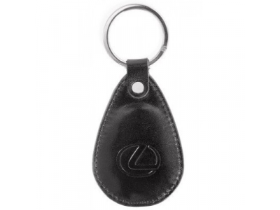 Кожаный брелок-капля Lexus, black, артикул OT1100323L от LEXUS Кожаный брелок-капля Lexus, black, артикул OT1100323L
